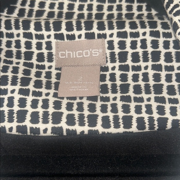Vintage Chico's Pointe Topper Geometric Jacket - Picture 2 of 11